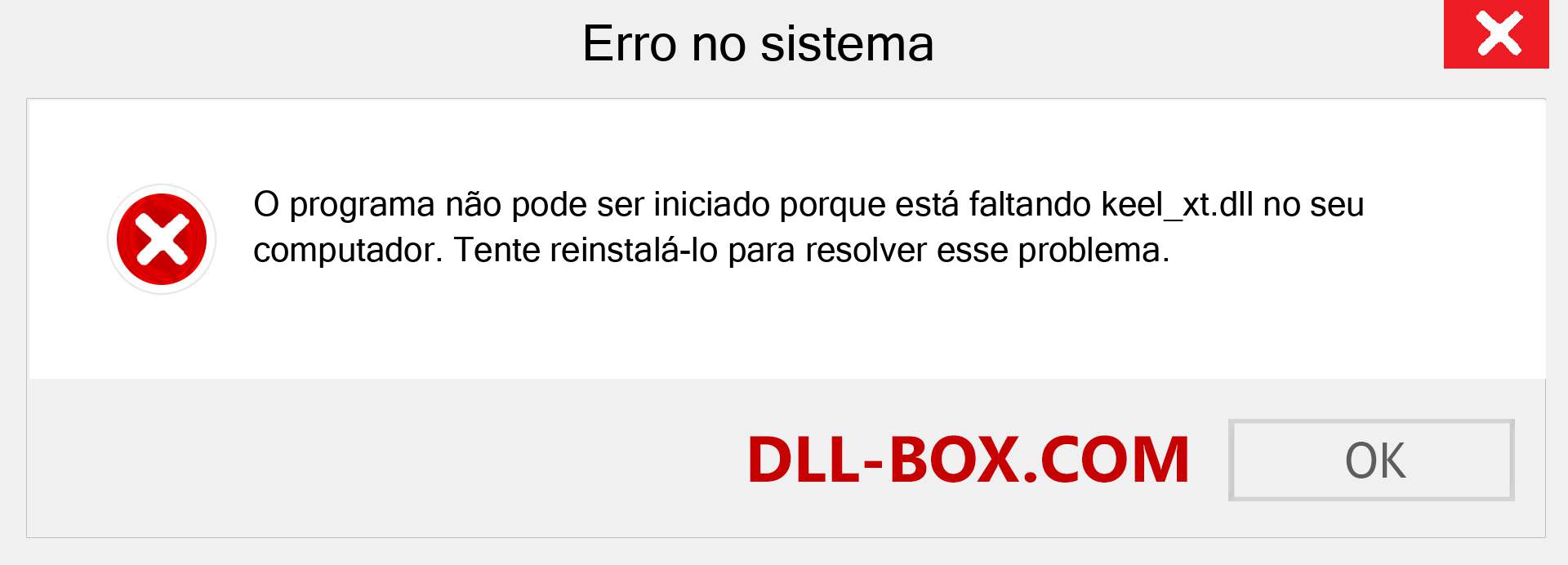 Arquivo keel_xt.dll ausente ?. Download para Windows 7, 8, 10 - Correção de erro ausente keel_xt dll no Windows, fotos, imagens